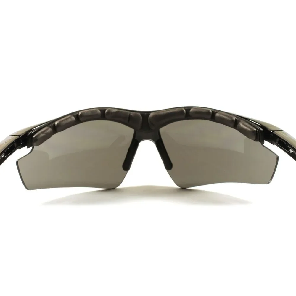 Outdoor Hunting Motorcycle Foam Padded Black Wrap Biker Sunglasses F9